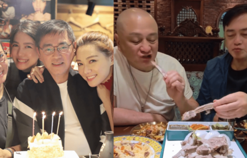 69岁汤镇宗与弟弟汤镇业罕同框！头发浓密，身姿挺拔不减当年，女婿竟是马国明