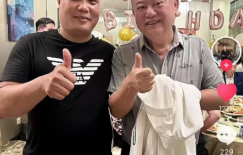 陈百祥和妻子豪宅宴请好友，湛江名厨掌勺，75岁喝到微醺
