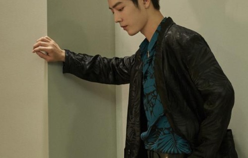 肖战杨紫微博之夜一起走红毯，黑色西装粉红长裙，主持人cue肖战