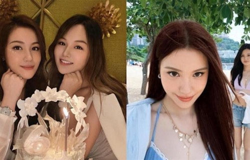 宋宛颖孖妹妹宋宛霖大解放晒火辣比基尼，双胞胎同框养眼惊艳网民