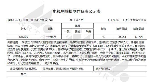 备案公示表截图