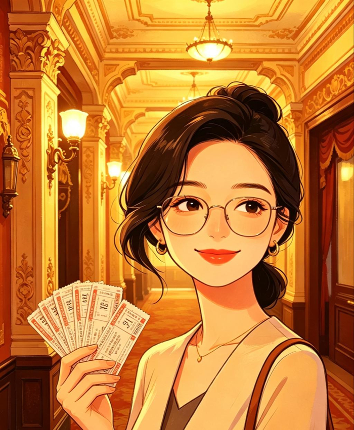不愿露脸的I人影迷VINA，喜欢在剧院看电影